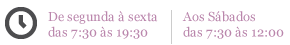 De segunda à sexta